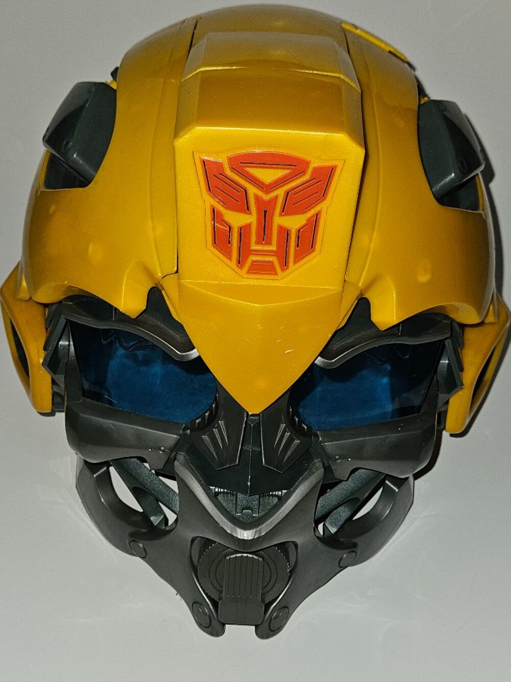 Transformers Yellow Bumblebee Talking Helmet Mask Costume Toy Sound TESTED Works